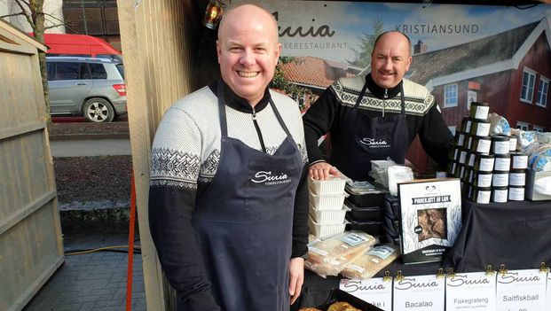 Onnehavere av Smia Fiskerestaurant på Bondens marked