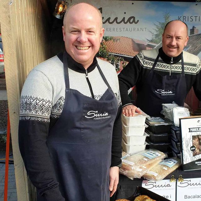 Onnehavere av Smia Fiskerestaurant på Bondens marked